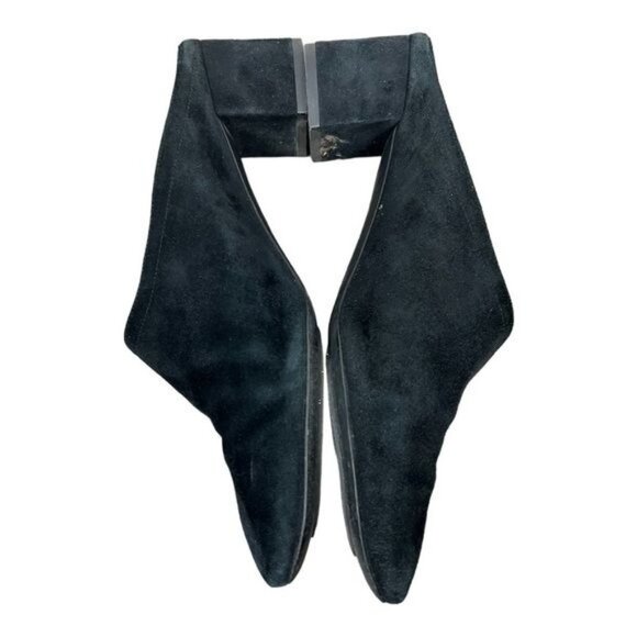 EVERLANE The Day Heel Mule Suede Clog Black Size 8.5 - Picture 1 of 16